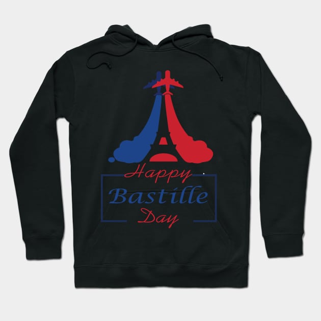 Happy Bastille Day  France 2020 Hoodie by Salahboulehoual